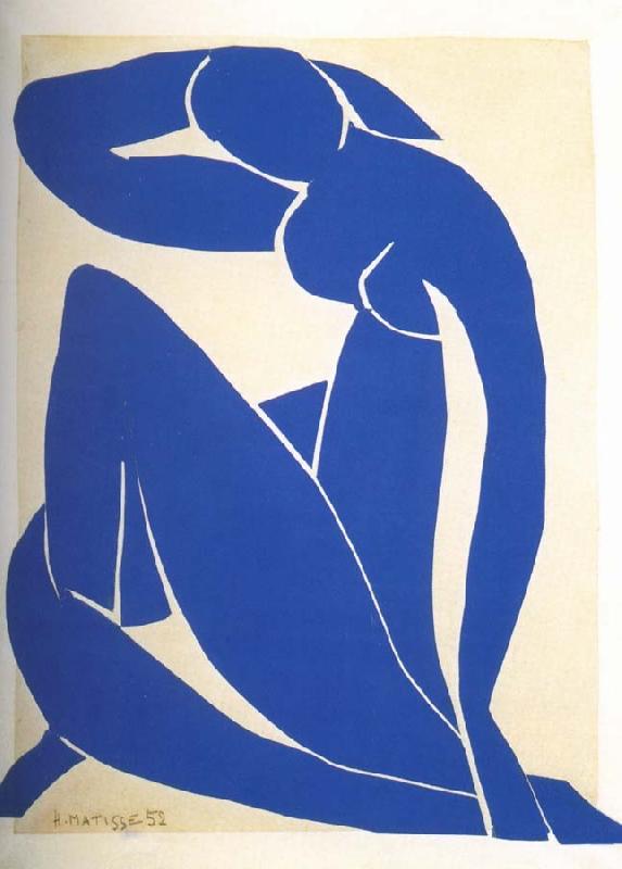 Henri Matisse Blue nude oil painting image